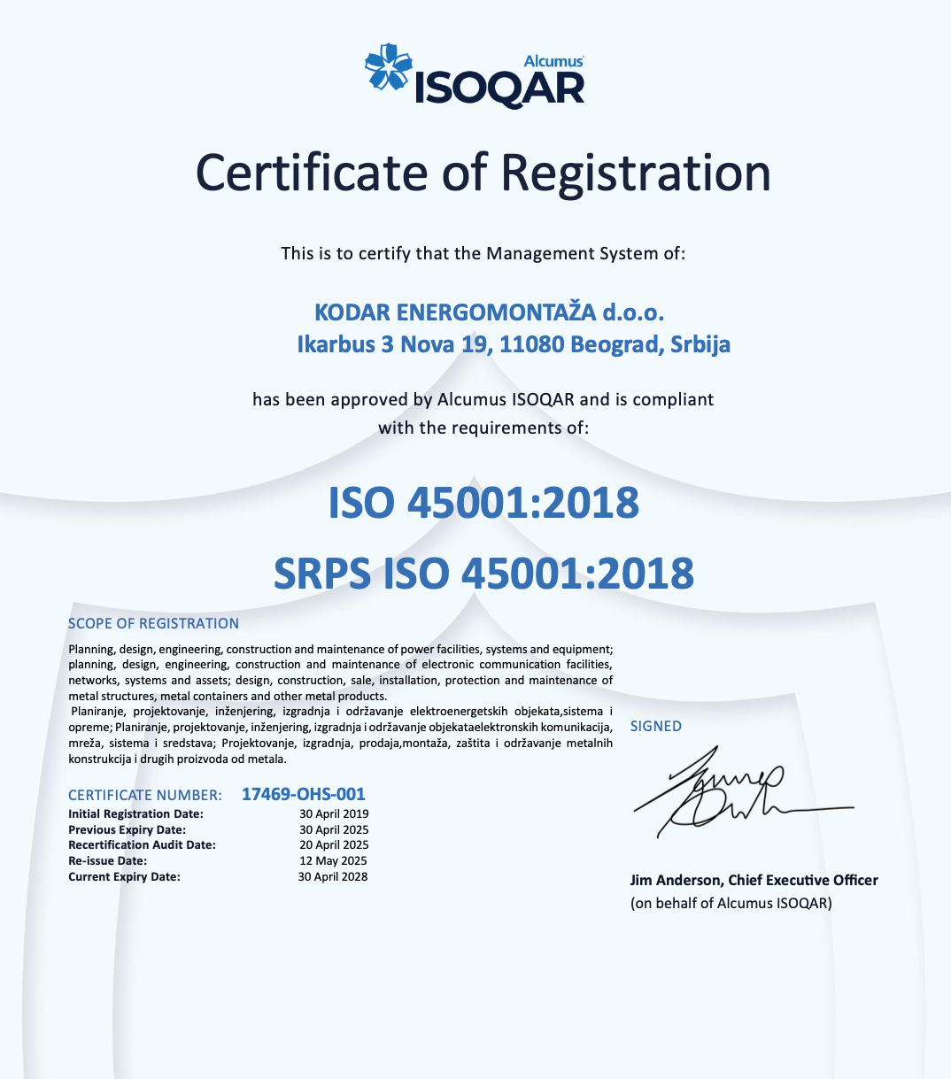 ISO 45001:2018