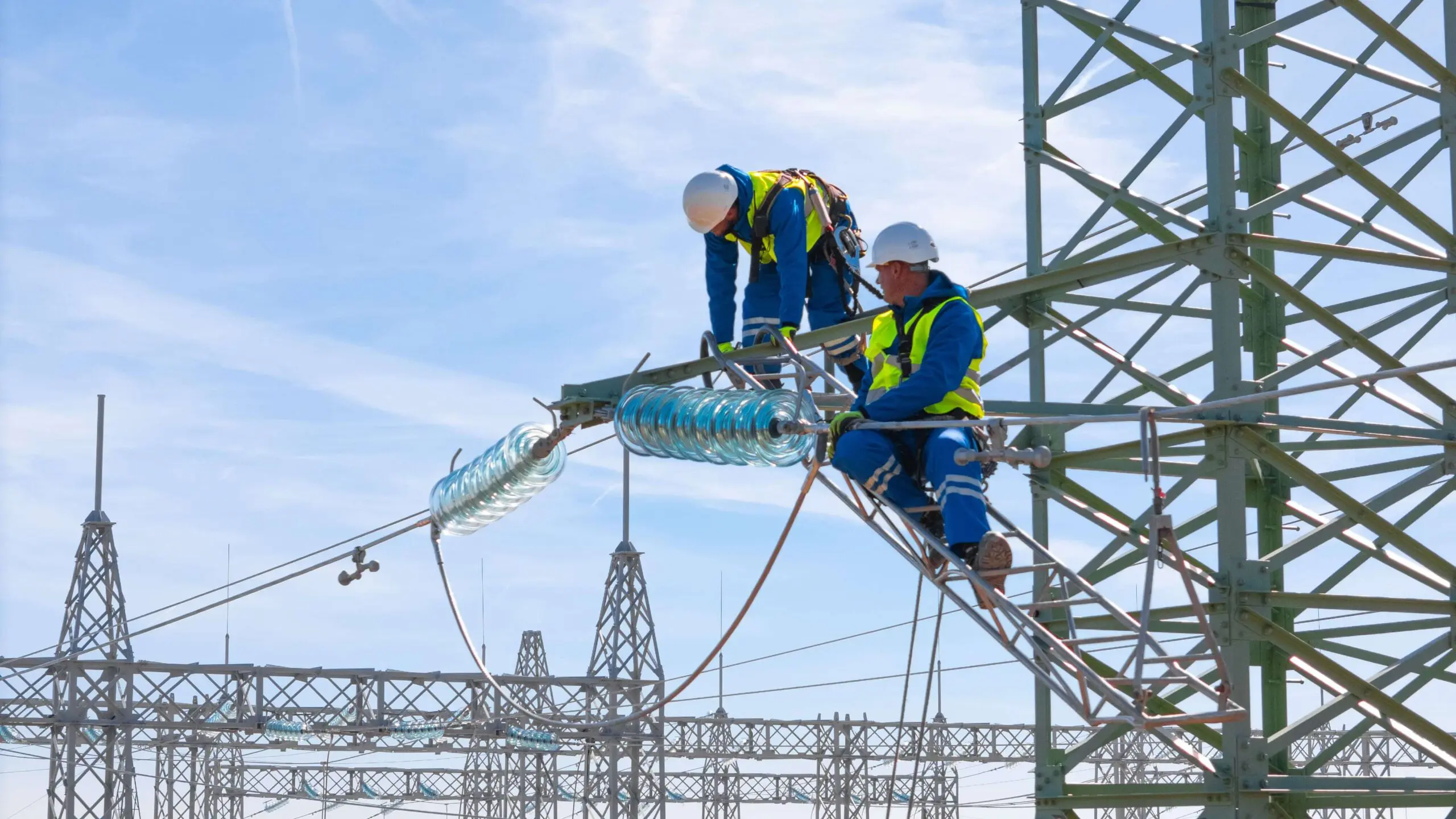 Electrical power connection for the wind farm on Crni Vrh