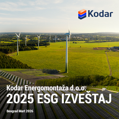 Kodar Energomontaža | ESG Izveštaj